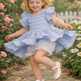 Sweet Southern Magic Twirl Dress and Bloomers ~ 3rd Heirloom in The Emma Marie Collection